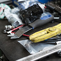 Werkzeug eines Kfz-Mechatronikers Werkzeug eines Kfz-Mechatronikers